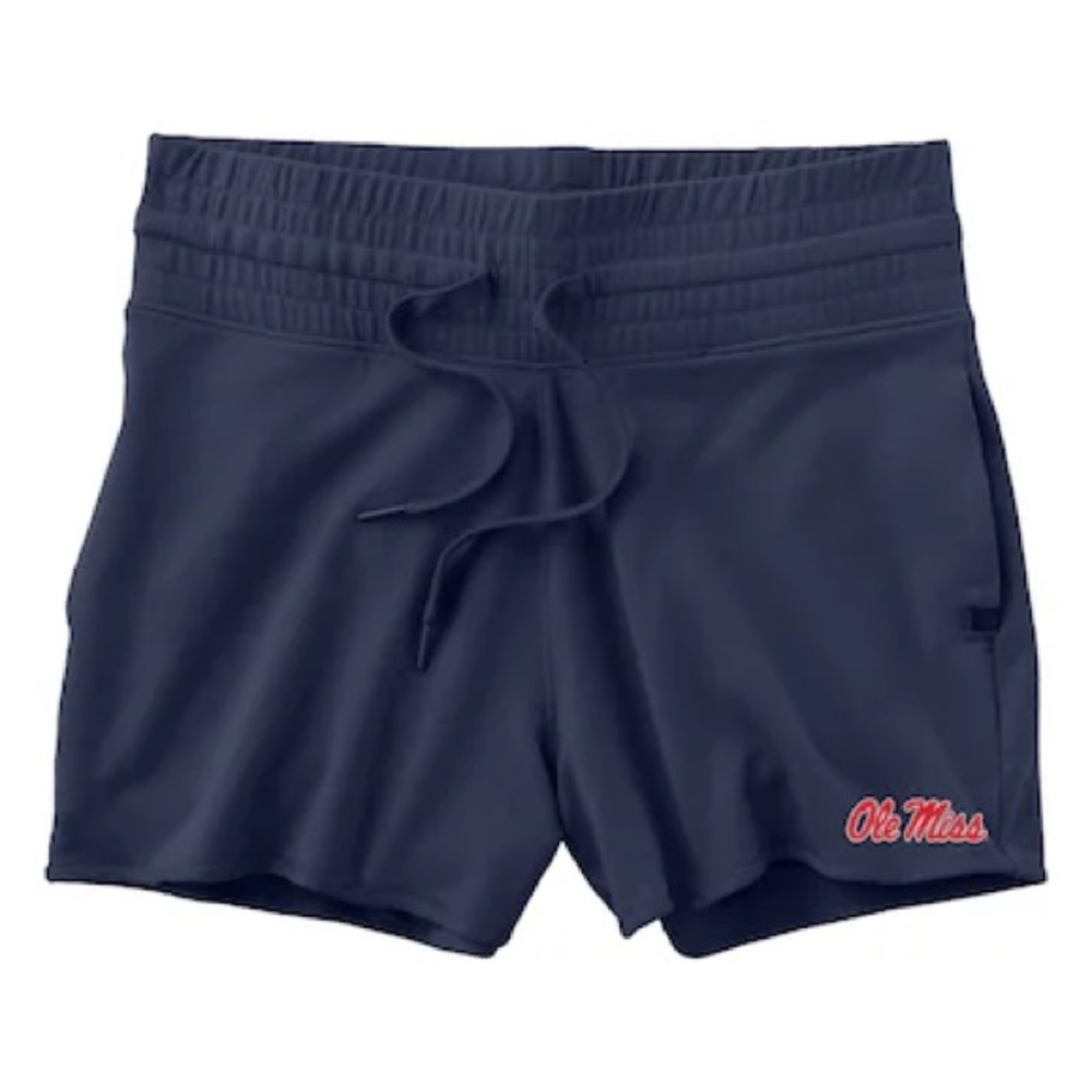 TASC Navy Ole Miss Rebels Loose Fit Short Womens Size M